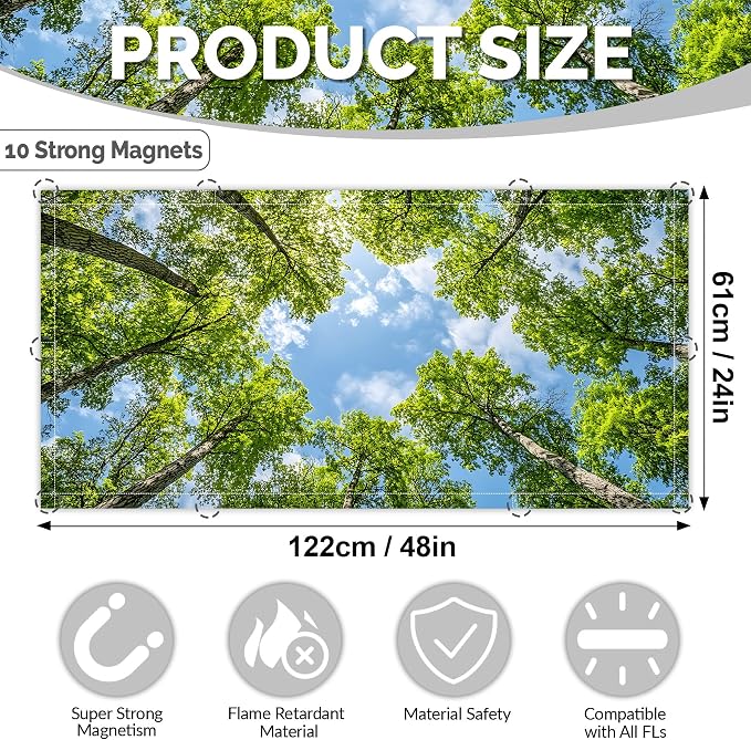 2 Pack Fluorescent Light Covers - Image 2