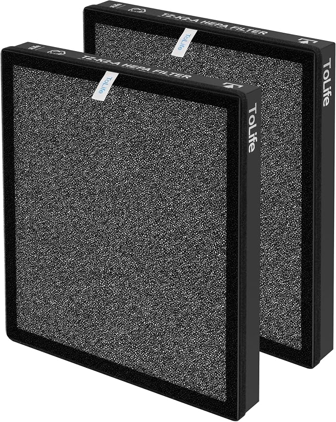 ToLife TZ-K2 Air Purifier Replacement Filter, 3-in-1 High-Efficiency Activated by ToLife