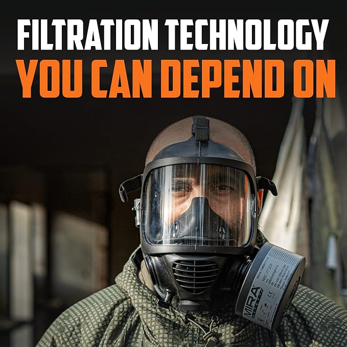 MIRA Safety - NBC-77 SOF - Single 40mm Gas Mask Filter - Special Combined CBRN - Image 7