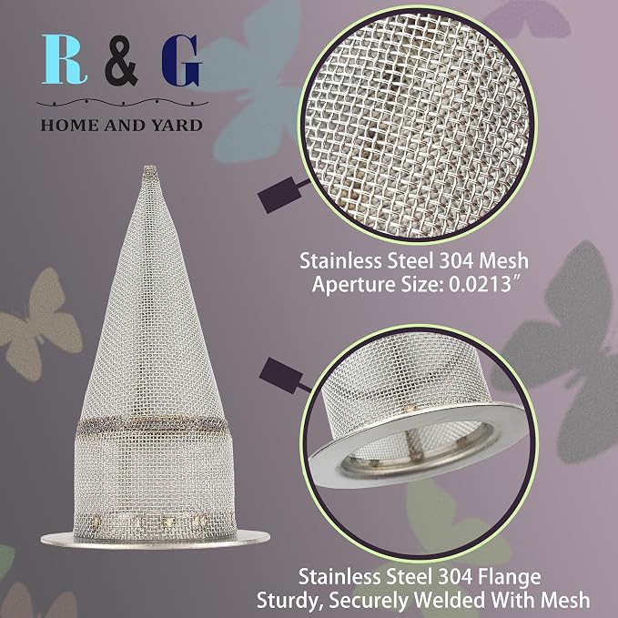 1 PC-Cone-Type Stainless Steel Spark Arrestor Screen 1.625” - Image 5