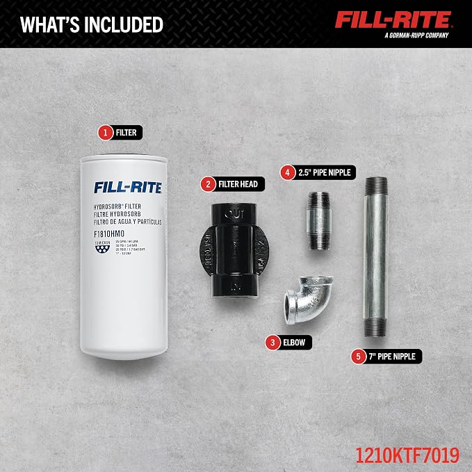 Fill-Rite 1210KTF7019 3/4" 18 GPM 10 Micron Hydrosorb Fuel Filter - Image 2