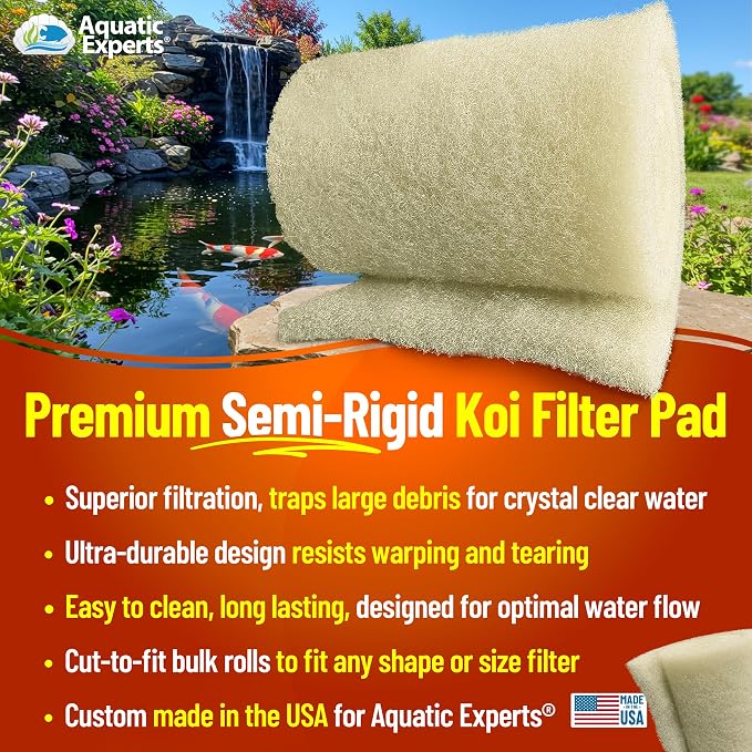 Aquatic Experts Beige COARSE Pond Filter Pad - Image 2