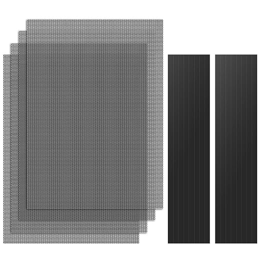 MoKo 400x300mm DIY PC Case Dust Mesh Filter, PVC Dustproof Magnetic Dust Filter by MoKo
