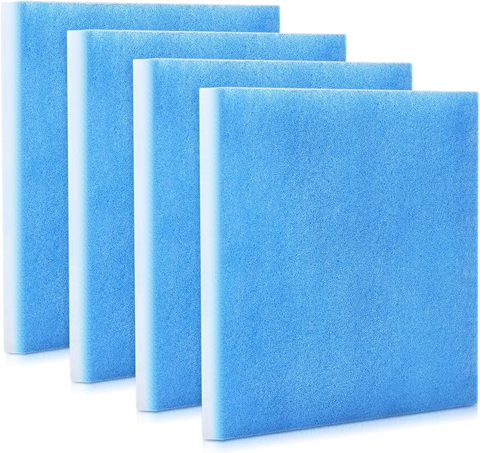 Hahafelt 4 Pcs 10.5 x 10.5 Inches Replacement Filter Pads Compatible by Hahafelt