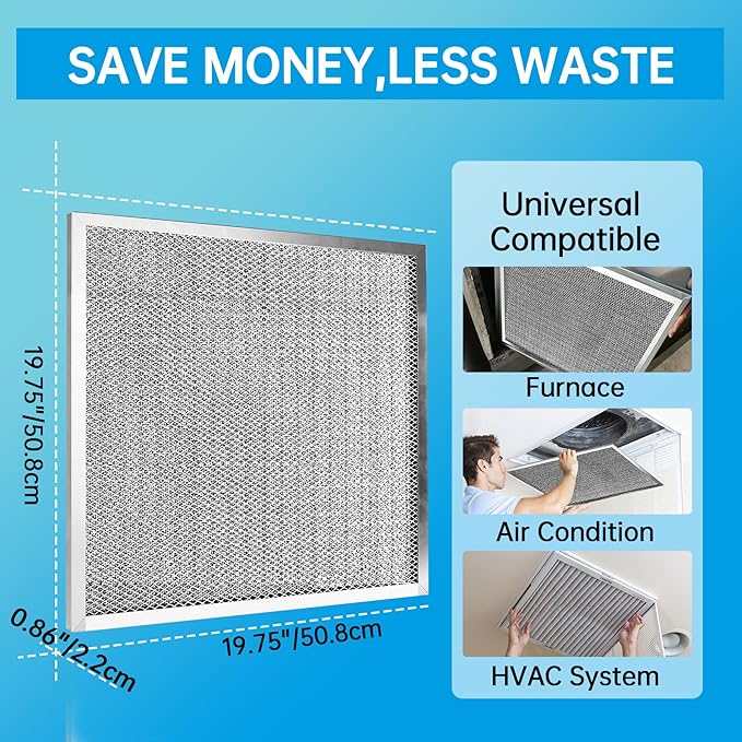 UBeesize 20x20x1 Reusable Air Filter - Image 4