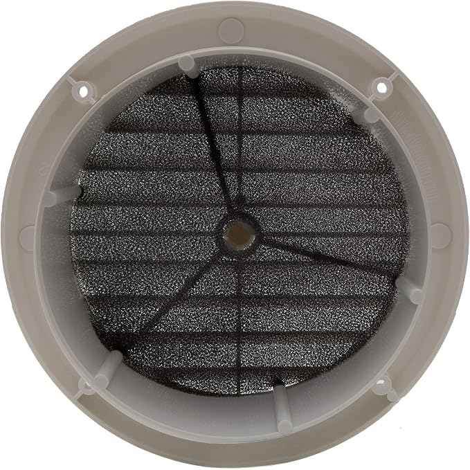 RecPro RV AC Vent 5" Side Vent | Optional Charcoal Filter | White | Camper AC - Image 5