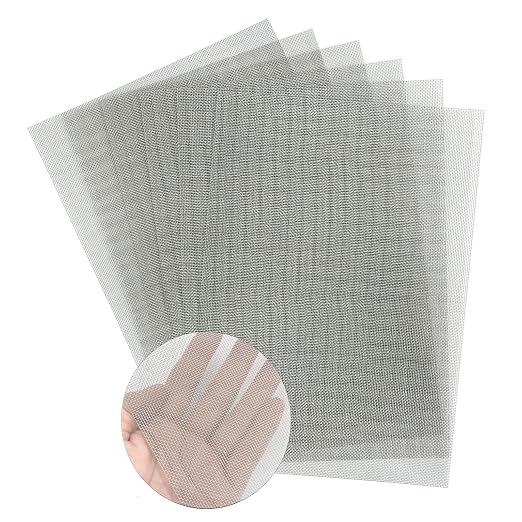 6PACK 304 Stainless Steel Metal Mesh Screen, 20Mesh 1mm Hole Fine Wire Mesh by welcometoyagjia