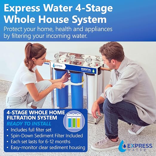 Express Water Whole House Water Filter System | ESSENTIAL | 3 Stage Whole Home - Image 2