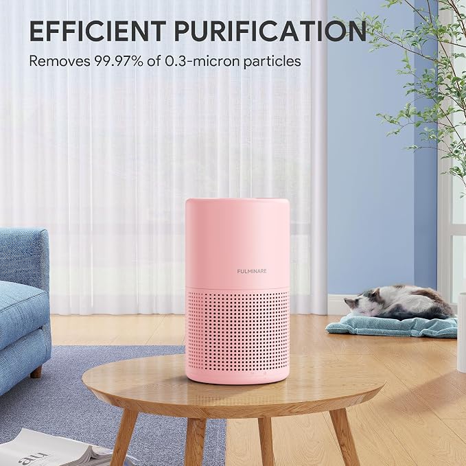 FULMINARE Air Purifiers for Bedroom H13 True HEPA Air Filter, Quiet Air Cleaner - Image 6