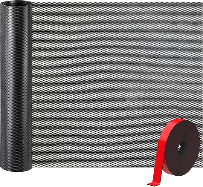 39x12 inch Customizable DIY Floor Vent Covers, Magnetic PVC Vent Mesh by Nanningo