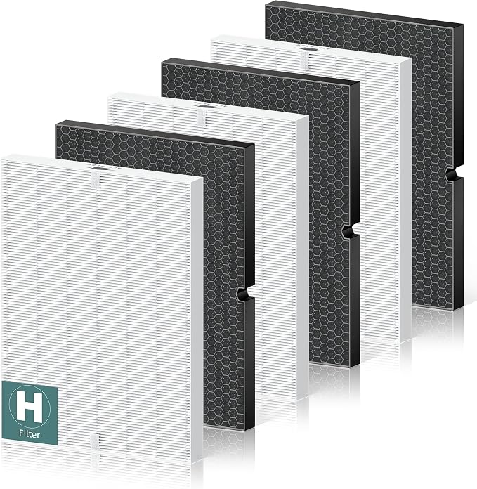 116130 Replacement Filter H for Winix 5500-2 AM80 Plasmawave Air Purifier by PETOX