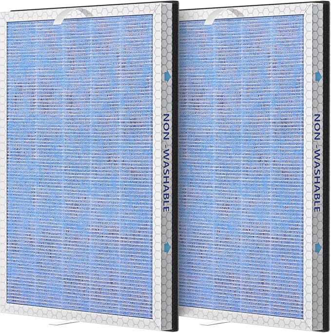 2 PACK MSA3/MSA3S HEPA Replacement Filter Compatible by JORAIR