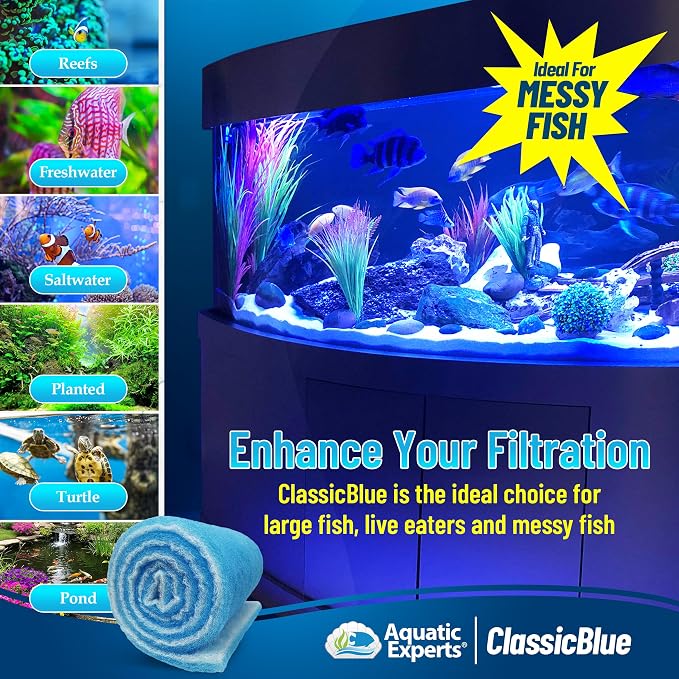 Aquatic Experts Classic Bonded Aquarium Filter Pad -12 Inches by 12 Feet by .75 - Image 6