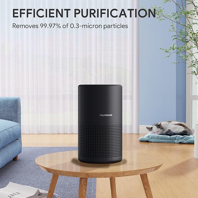 Air Purifiers for Bedroom, FULMINARE H13 True HEPA Air Filter, Quiet Air Cleaner - Image 3
