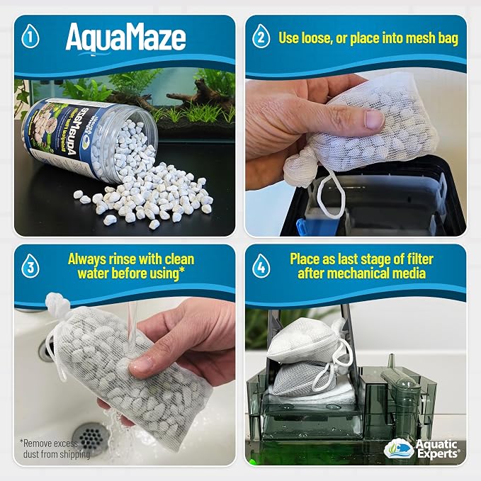 Aquatic Experts AquaMaze Aquarium Bio Media – 1L - Image 5