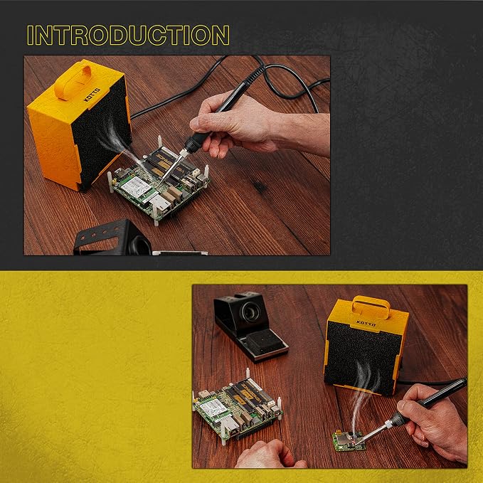 KOTTO Solder Smoke Absorber Remover Fume Extractor Smoke Prevention Absorber - Image 6