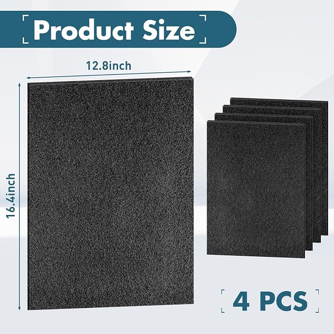 Pangda 4 Pack Activated Carbon Pre Filters Replacement Compatible - Image 2