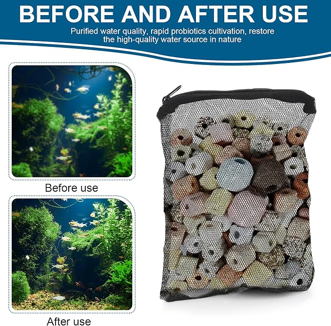10Pcs Media Bags for Aquarium Fine Mesh Bag Aquarium Filter Media Bags - Image 5