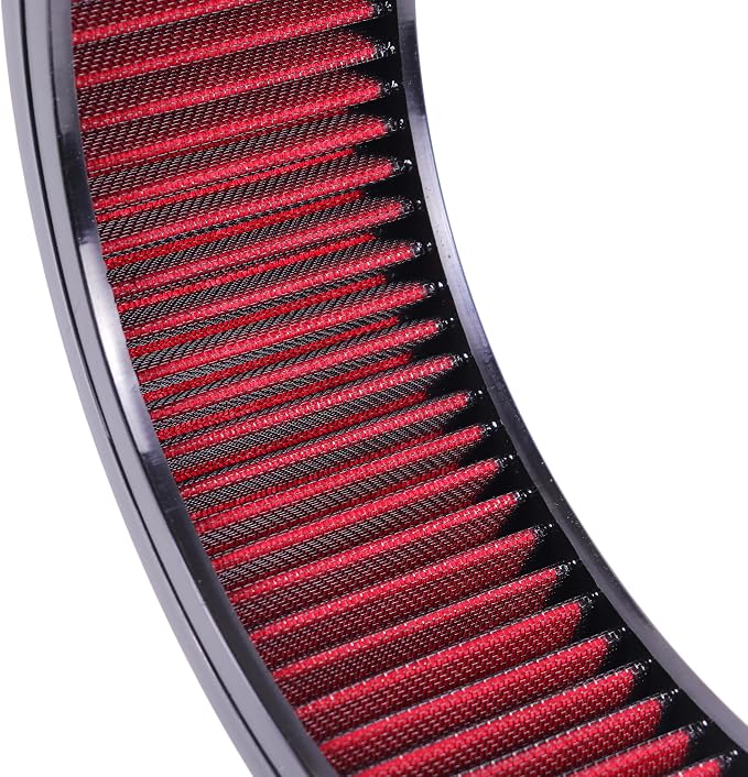 14"x4" Round Air Cleaner Filter Element High Flow Washable & Reusable Compatible - Image 4