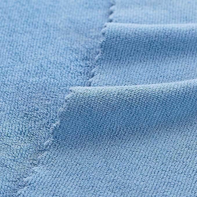 Arkwright Smart Rags in Box - (Pack of 50) Lint Free, Large Microfiber Cleaning Cloth, Scratch & Streak-Free, Dispensable Wash Towels for Cars, Kitchen, and Window Glass, Blue