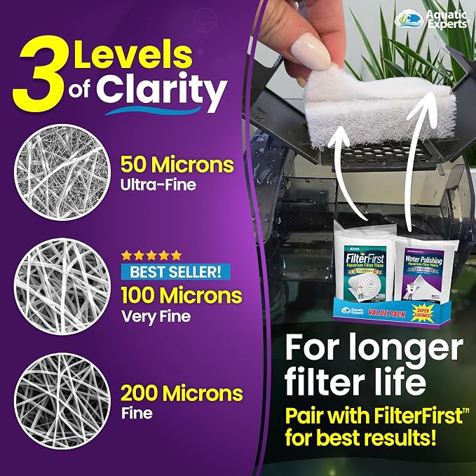 Aquatic Experts Aquarium Polishing Filter Pad, Water Polishing Pad - Image 5