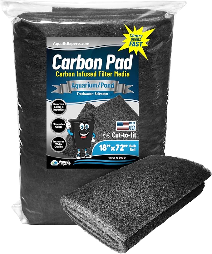 Aquarium Carbon Pad by AquaticExperts