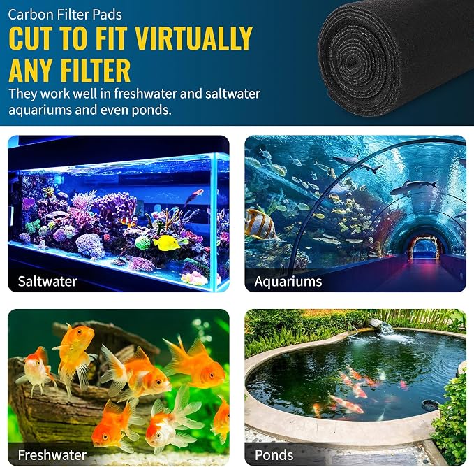 CFS – Pack of 2, Cut to Fit Carbon Infused Filter Pad Media - Image 7