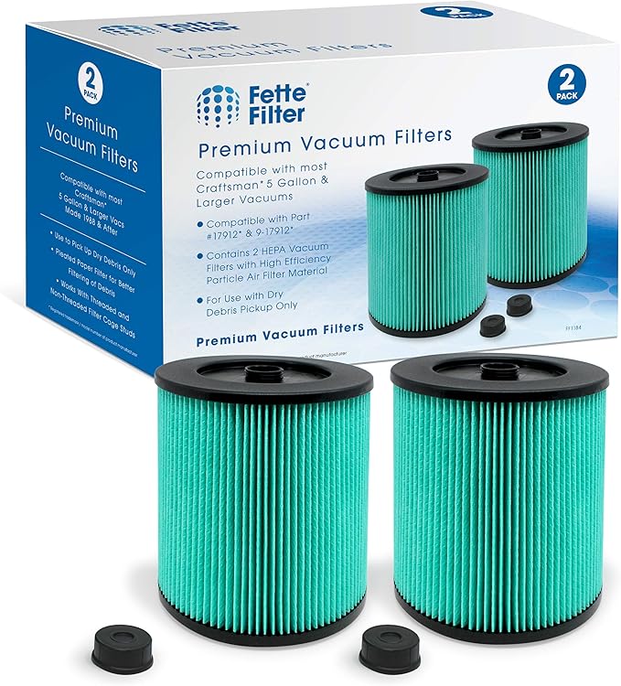 17912 & 9-17912 Hepa Replacement Filter Compatible Craftsman High Efficiency - Image 4