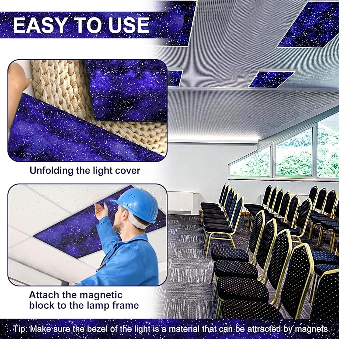 Aheroi 8Pcs Fluorescent Light Covers - Image 4