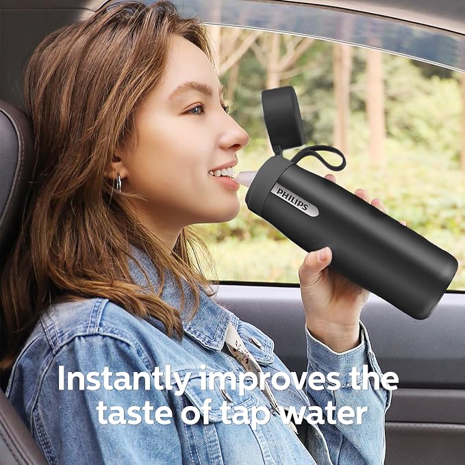 PHILIPS Water Bottle with Filter, Filter Water Bottle Stainless Steel with - Image 8