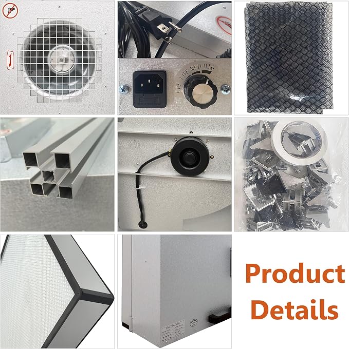 INTSUPERMAI Vertical Laminar Flow Hood Air Flow Clean Bench Workstation Lab - Image 6