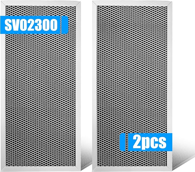 2-Pcs SV02300 Air Exchanger Filter 15-3/8 x 7-1/8 x 5/8 Inches Efficiency by Unknown