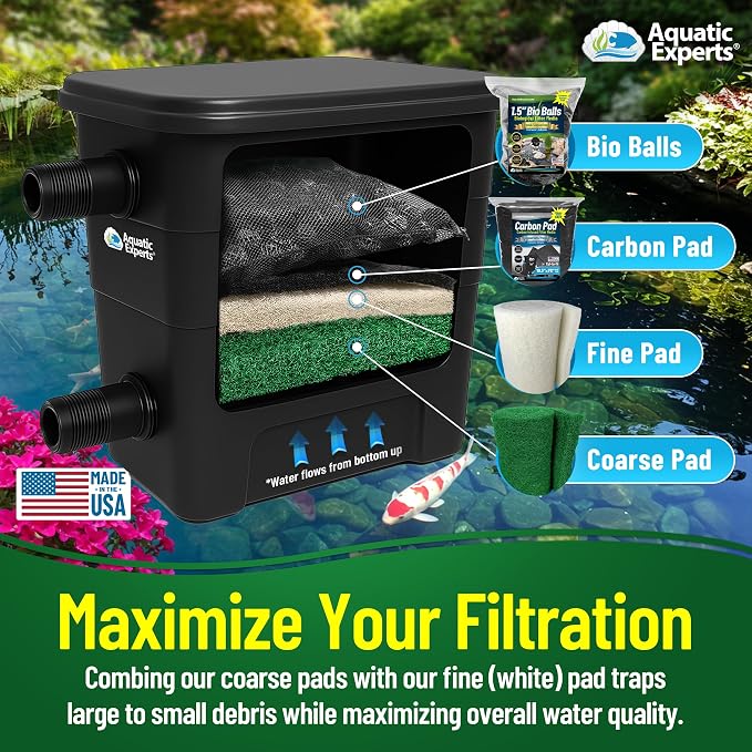 Aquatic Experts Green COARSE Pond Filter Pad - Image 6