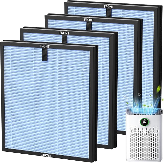 4-Pack HAP603 Replacement Filter Compatible by Cabiclean