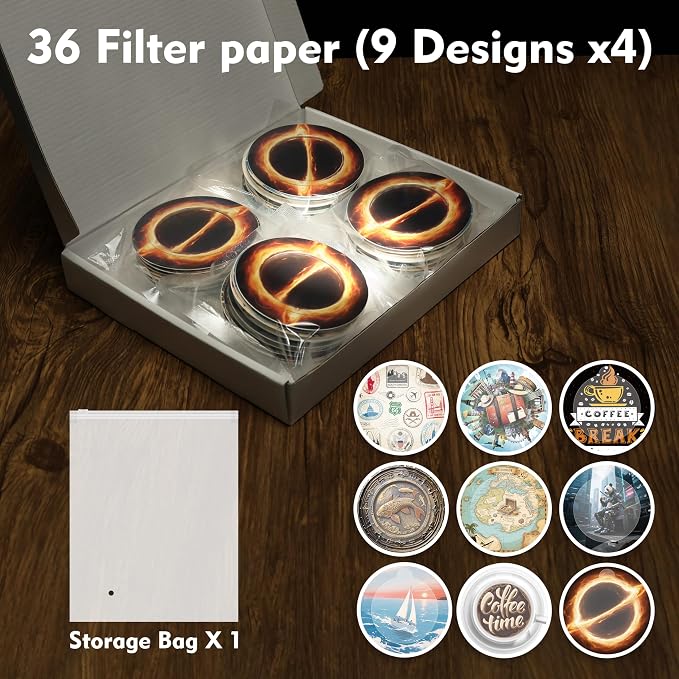 SUNYA Coffee Filters, with Wide Rim - Image 7