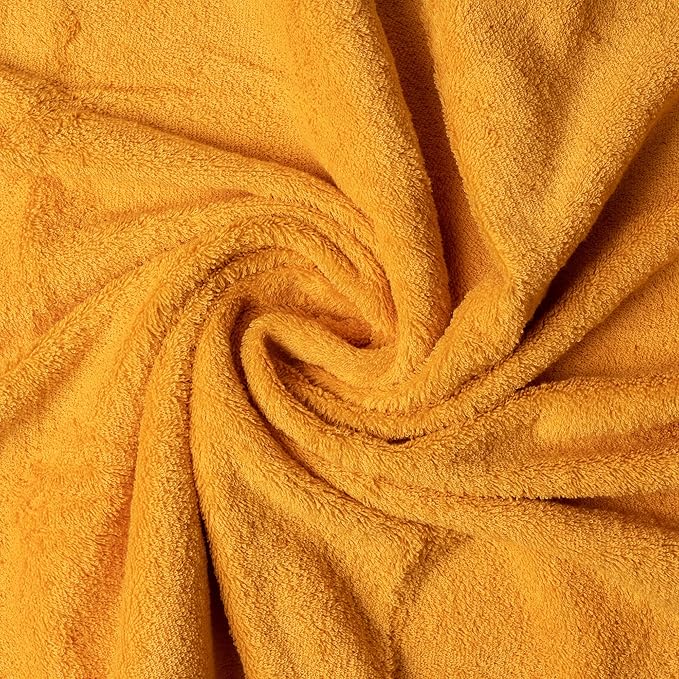 Melissa Linen, 2 Piece Hand Towel Set, 100% Turkish Cotton Face Hand Towels for Bathroom, 20 in x 35 in, Absorbent, Quick Dry, Durable and Soft, Spa and Hotel Quality, Yellow