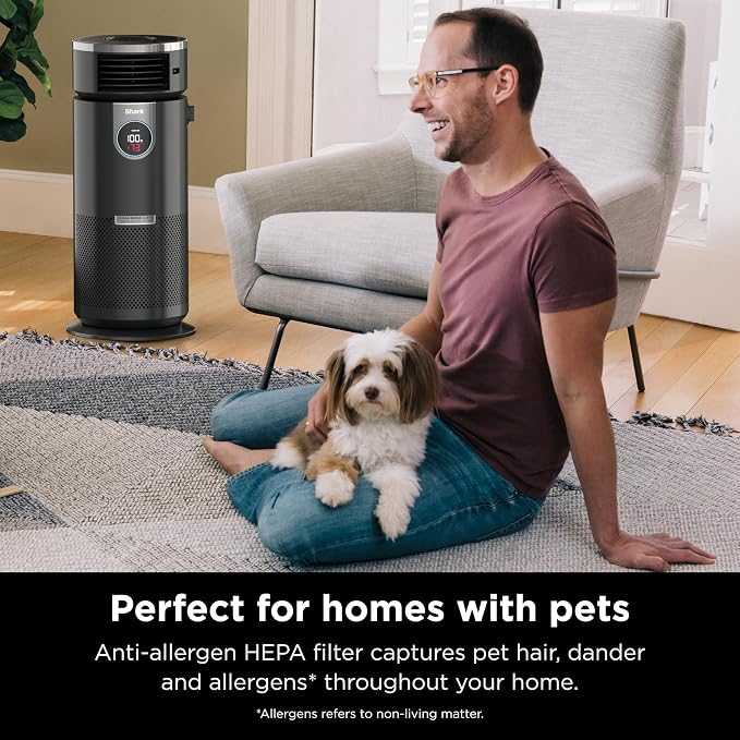 Shark HC451 3-in-1 Clean Sense Air Purifier, Heater & Fan, HEPA Filter - Image 10