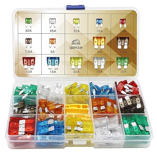 140 Pcs Fuses Automotive Kit by Qizpcer
