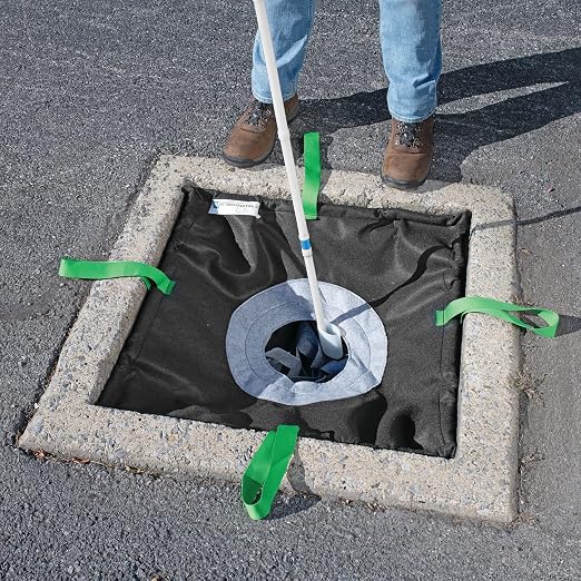 PIG Adjustable Frame Storm Drain Filter | Traffic Safe Sediment Filter | Inside - Image 5