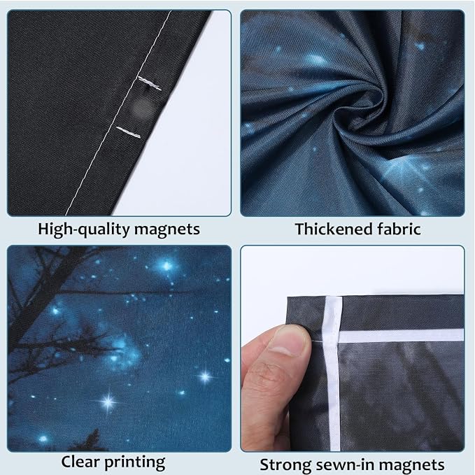 6PCS Fluorescent Light Cover, 4x2 Feet Magnetic Light Cover Fluorescent Lights - Image 3