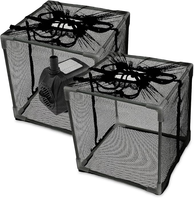 Pond Pump Filter Bag Solid Pump Mesh Box Adjustable Pond Filter Box Protective - Image 9