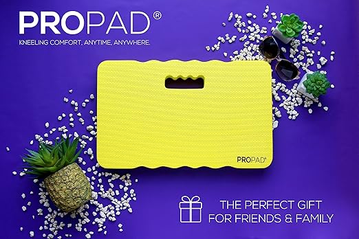 Thick Kneeling Pad, Garden Kneeler for Gardening, Bath Kneeler for Baby Bath, Kneeling Mat for Exercise & Yoga, Knee Pad for Work, Floor Foam Pad, Extra Large (XL) 18 x 11 x 1.5 Inches, Yellow