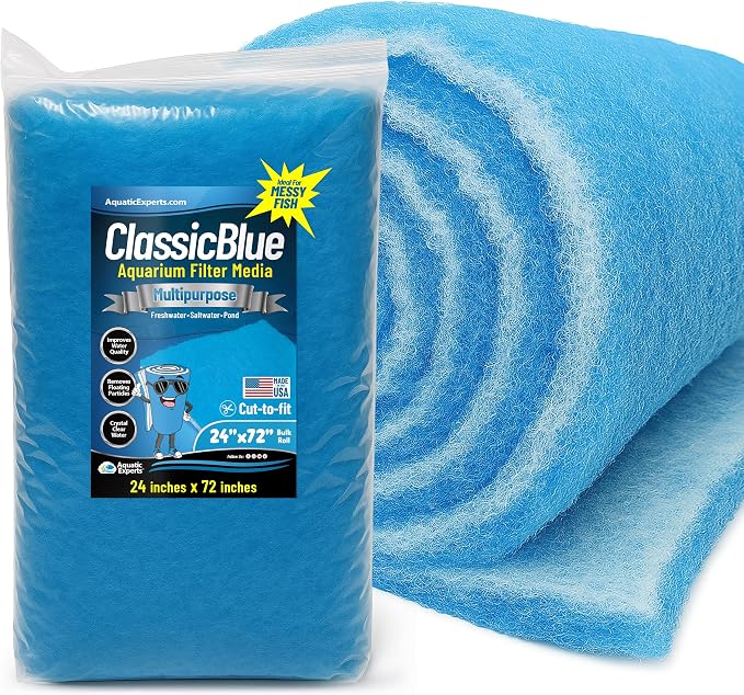 Aquatic Experts Classic Bonded Aquarium Filter Pad -24 Inches by 72 Inches by by AquaticExperts