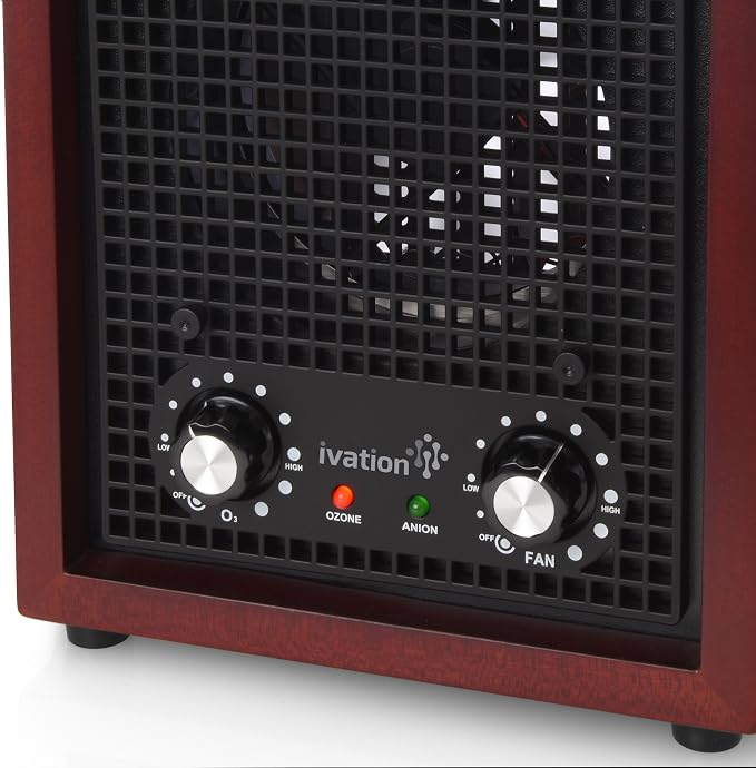 Ivation Ozone Generator Air Purifier, Ionizer & Deodorizer -Purifies Up to 3 - Image 4