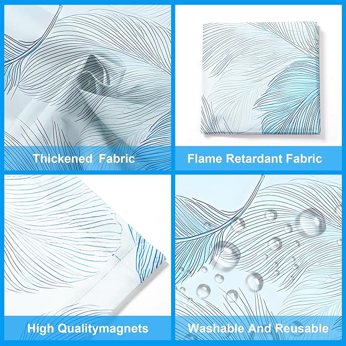2 Pack Fluorescent Light Covers- 4 x 2 Feet Magnetic Ceiling Light Cover Room - Image 4