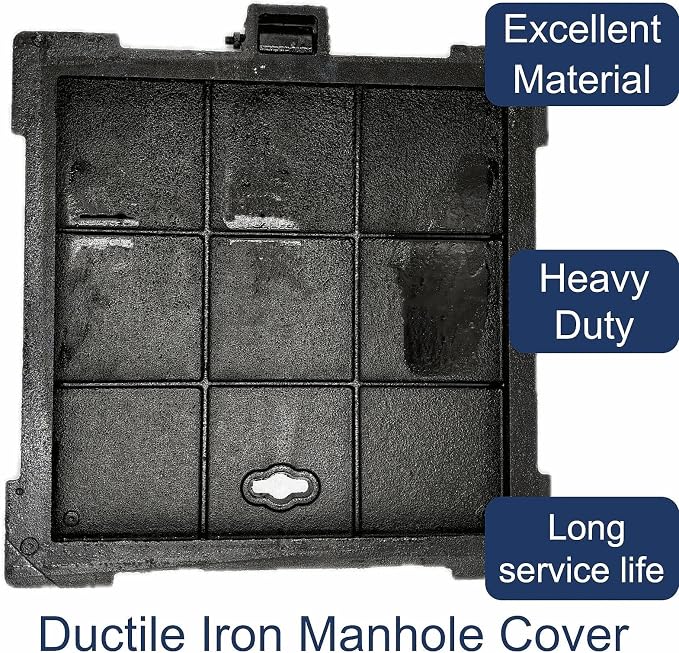 20x20 In Cast Iron Manhole Cover and Frame - Image 3