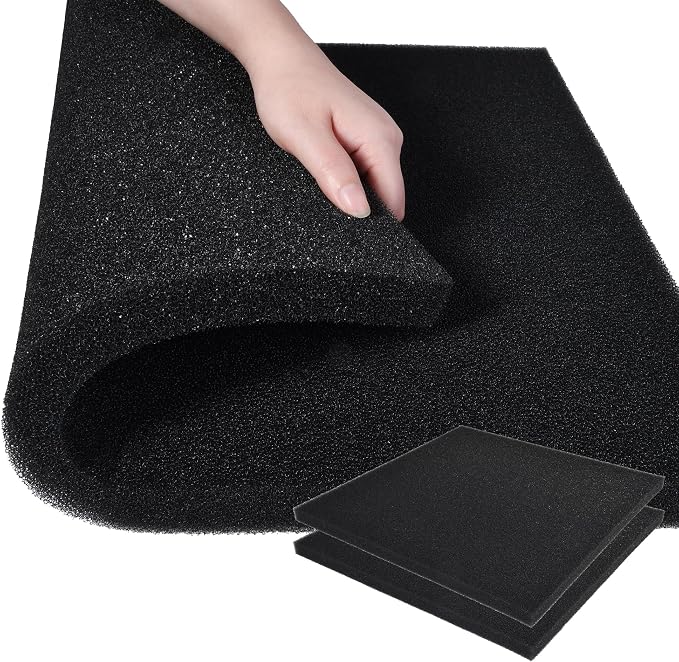 Hipanda 2 Pack Aquarium Bio Filter Sponge Pad 20"x20"x1", Bio Filter Media Foam by Unknown