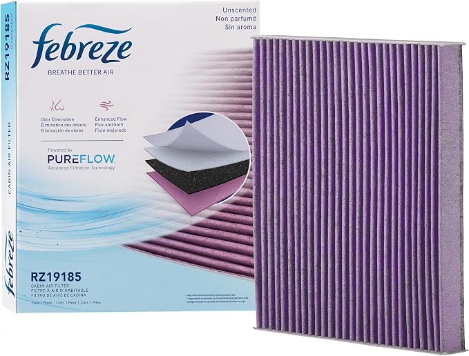 Febreze Odor Control Cabin Air Filter by PUREFLOW RZ19185 Fits 2014-2022 by Febreze