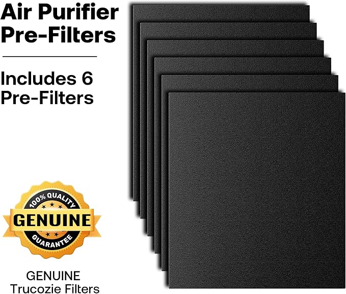 6 Pack Washable Pre-Filters for T554 Air Purifier, Original Version - Image 2