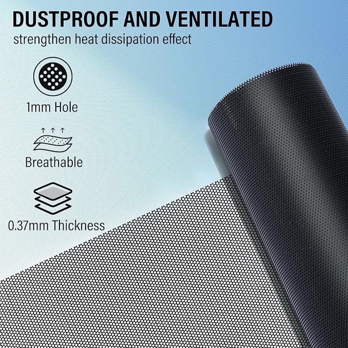 39x4 inch Customizable DIY Floor Vent Covers, Magnetic PVC Vent Mesh - Image 3